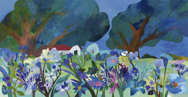 Bleu jardin Bleu jardin